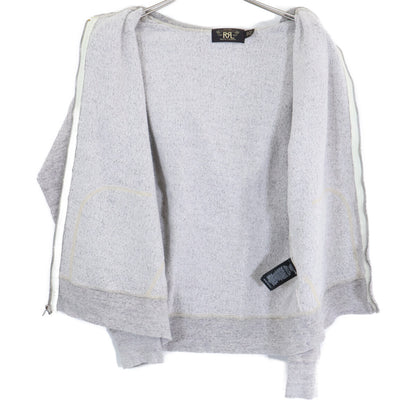 RRL Grey Cotton Zip-Up Hoodie Size S/P