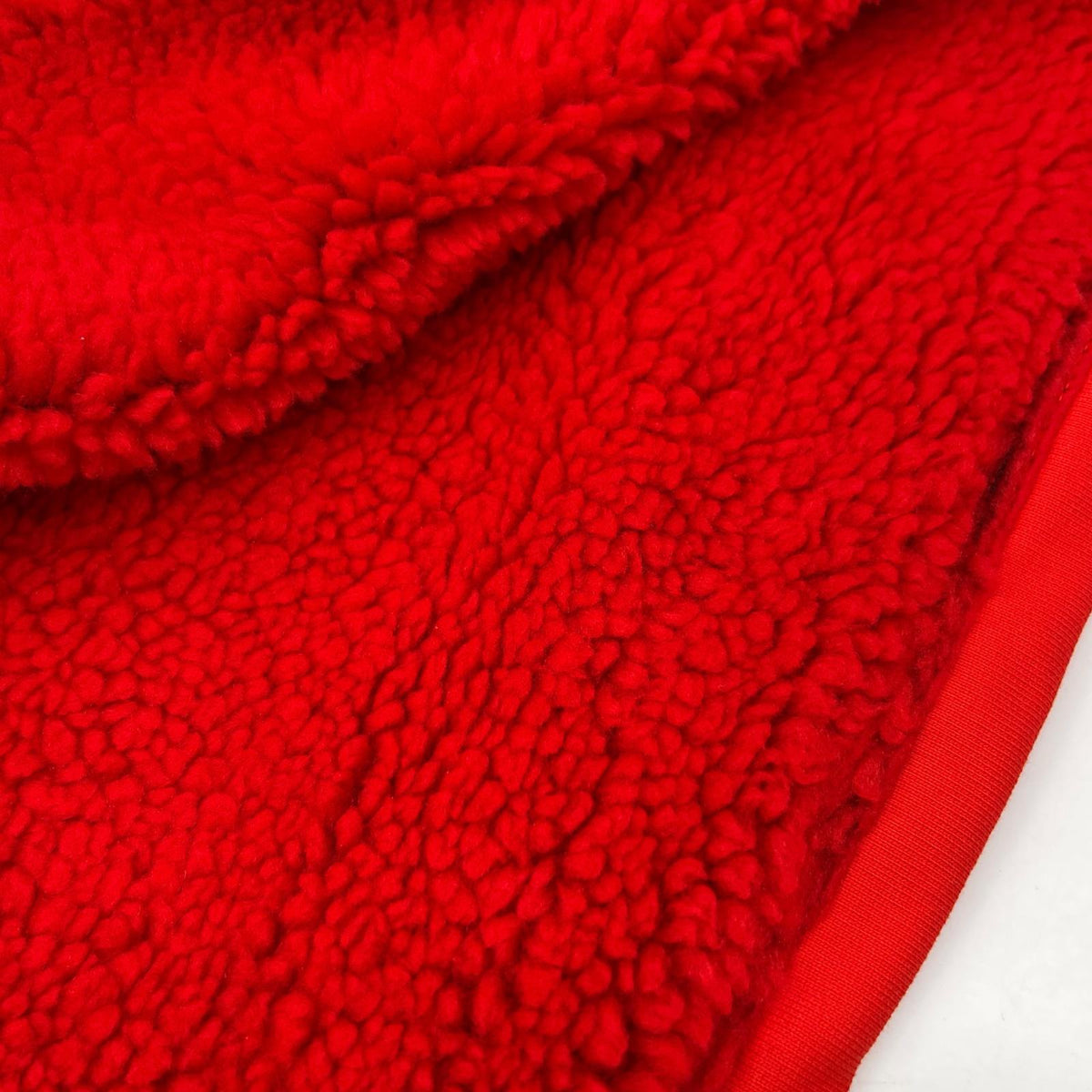 BALENCIAGA Brushed Back Cotton Hoodie Red Size L