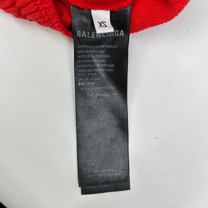 BALENCIAGA 24SS Red Soccer Baggy Sweatpants Size XS