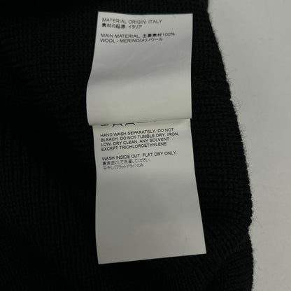 OurLegacy 23AW FUNICHAN Drivers Wool Sweater Black Size 48