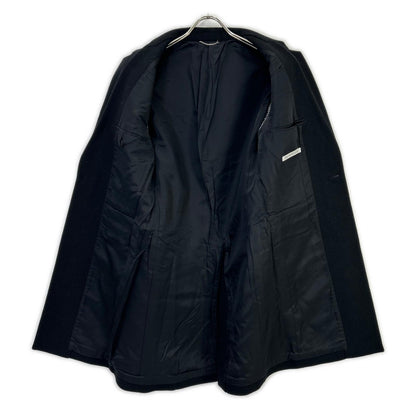 JOHN LAWRENCE SULLIVAN Wool Chesterfield Coat Black