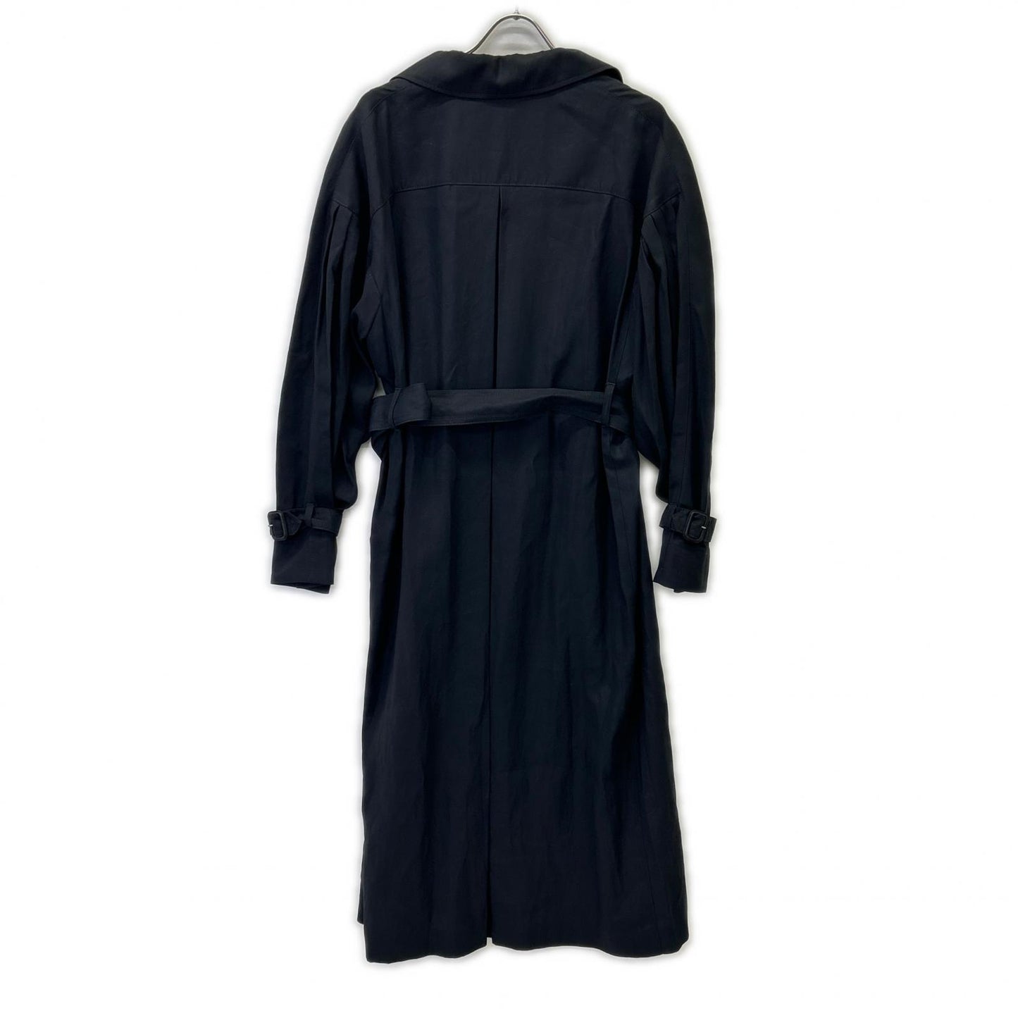 ADORE Cotton Twill Long Coat Black Size 36