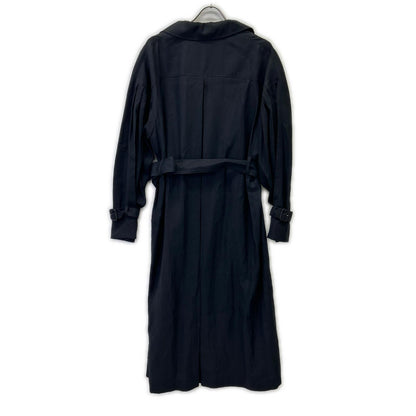ADORE Cotton Twill Long Coat Black Size 36