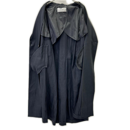 ADORE Cotton Twill Long Coat Black Size 36