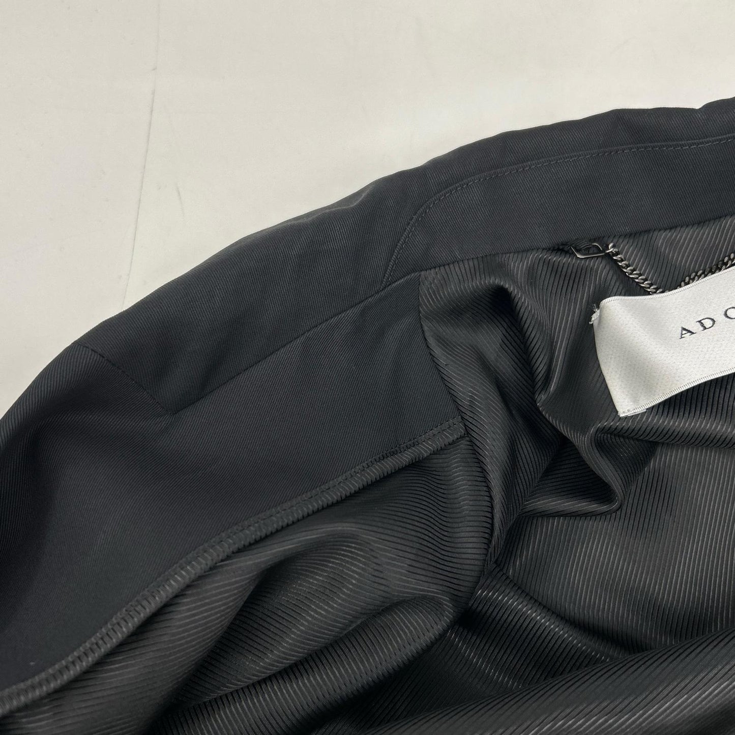 ADORE Cotton Twill Long Coat Black Size 36