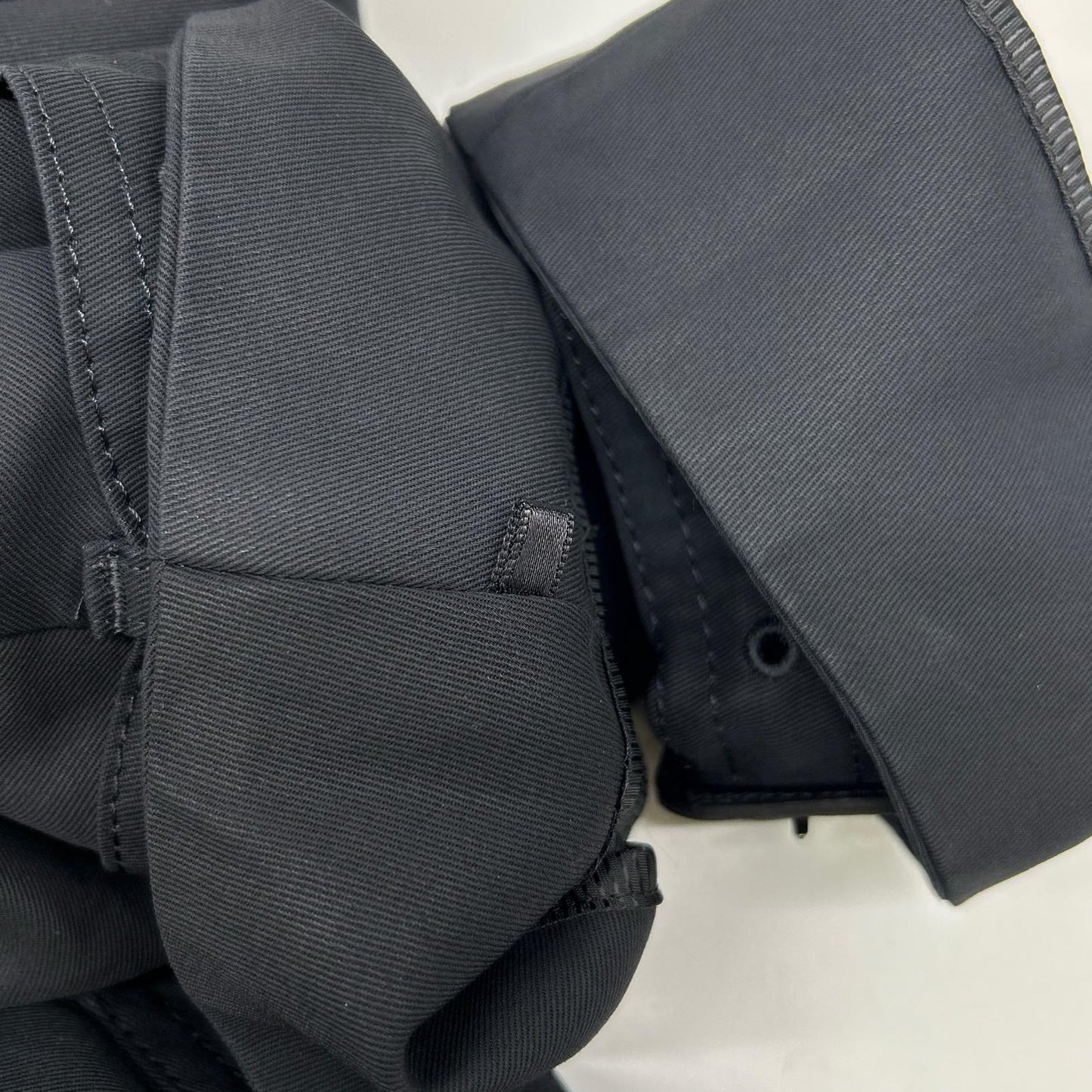 ADORE Cotton Twill Long Coat Black Size 36