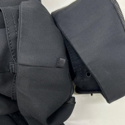 ADORE Cotton Twill Long Coat Black Size 36