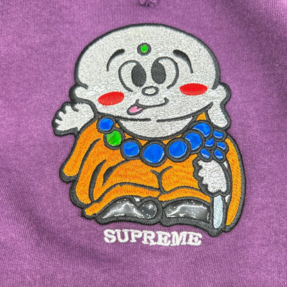 Supreme 23AW AOI Buddha Hooded Sweatshirt Purple Size L