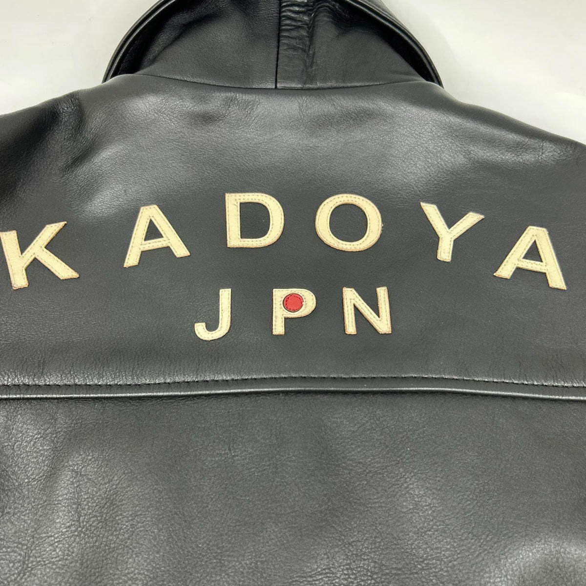 KADOYA K'S LEATHER Cowhide Single Rider Jacket Black Size S