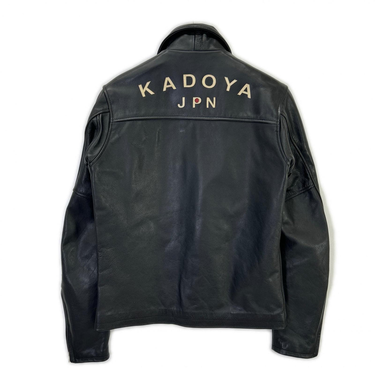 KADOYA K'S LEATHER Cowhide Single Rider Jacket Black Size S
