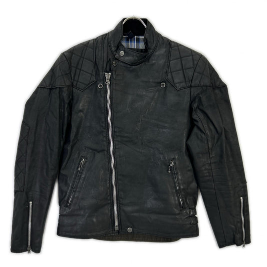 ADDICT CLOTHES ACV-WX01 Waxed Cotton Jacket Black Size 36