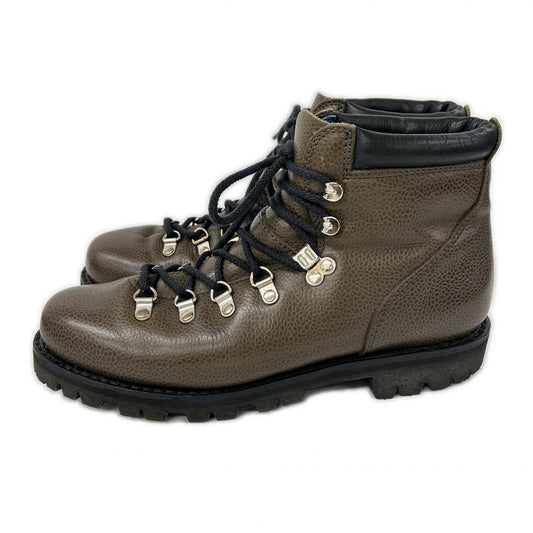 Paraboot AVORIAZ Leather Trekking Boots Olive Green Size 7