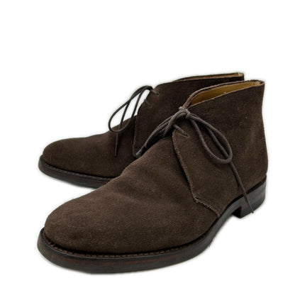 Crockett&Jones CHERTSEY Suede Chukka Boots Dark Brown Size 6