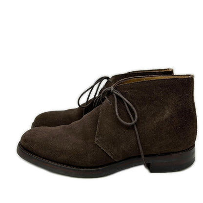 Crockett&Jones CHERTSEY Suede Chukka Boots Dark Brown Size 6