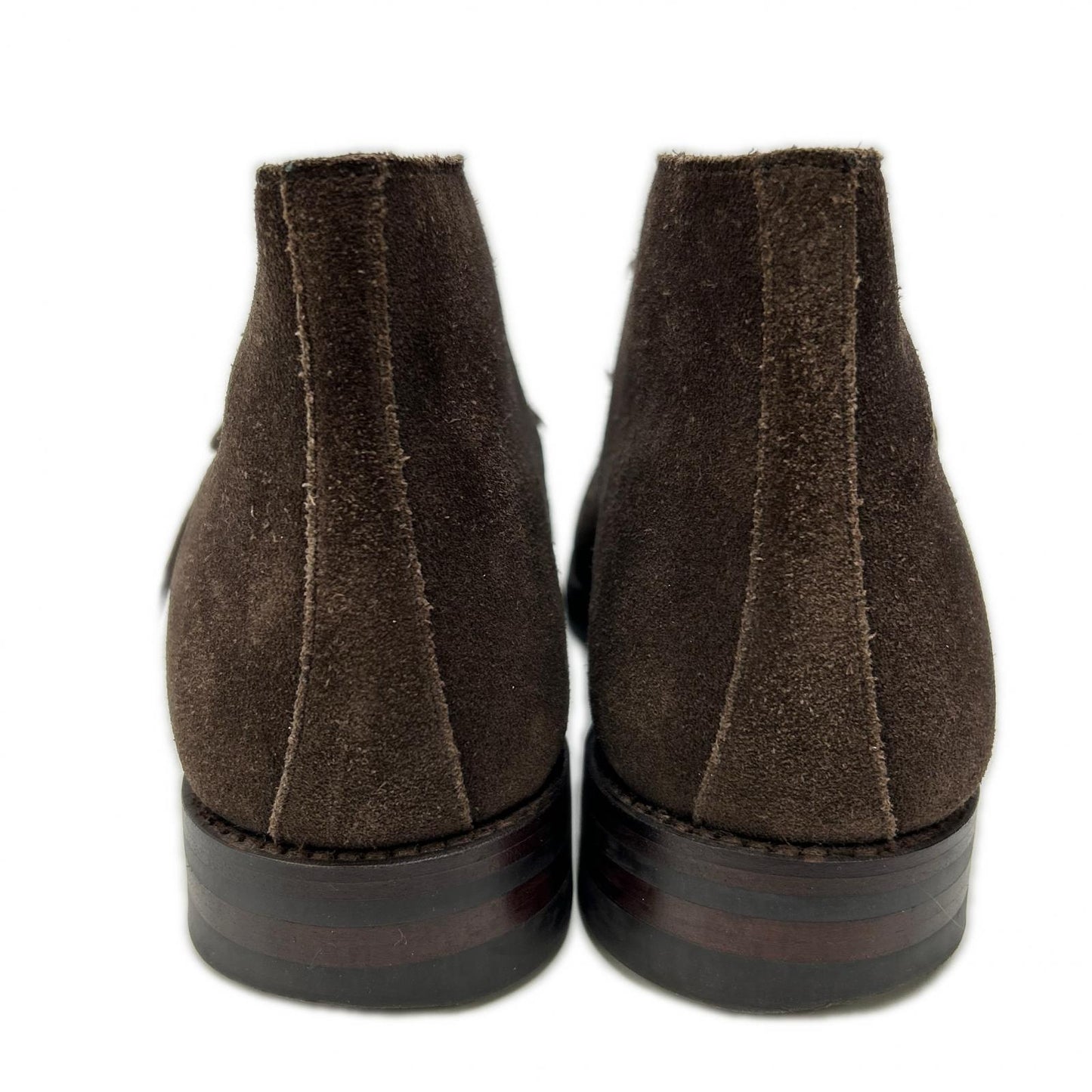 Crockett&Jones CHERTSEY Suede Chukka Boots Dark Brown Size 6