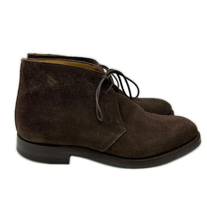 Crockett&Jones CHERTSEY Suede Chukka Boots Dark Brown Size 6