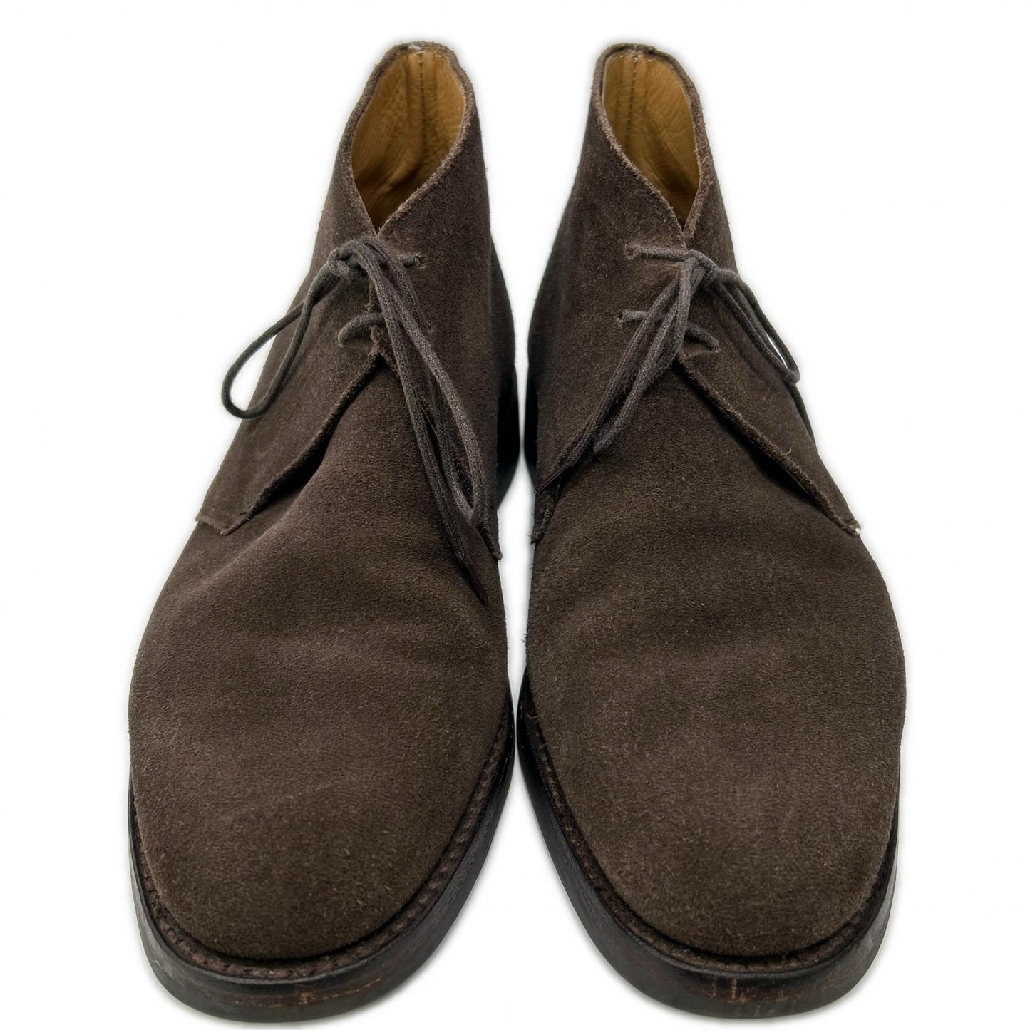 Crockett&Jones CHERTSEY Suede Chukka Boots Dark Brown Size 6