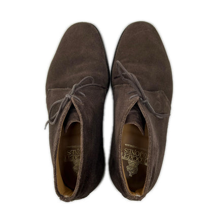 Crockett&Jones CHERTSEY Suede Chukka Boots Dark Brown Size 6
