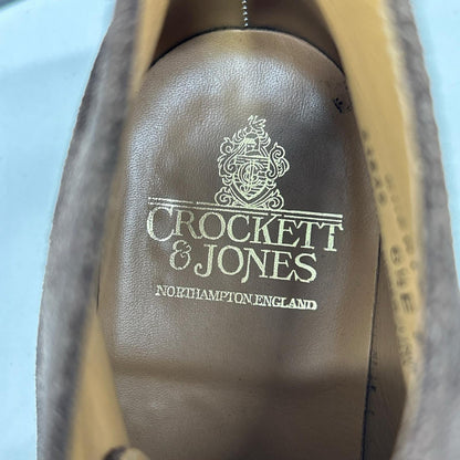 Crockett&Jones CHERTSEY Suede Chukka Boots Dark Brown Size 6