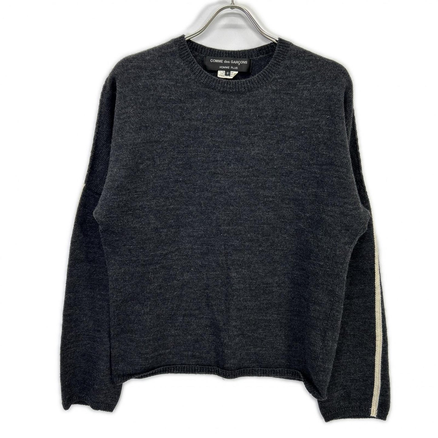 COMMEdesGARCONS HOMME PLUS Sideline Knit Gray Size S