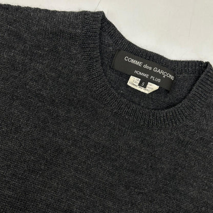 COMMEdesGARCONS HOMME PLUS Sideline Knit Gray Size S