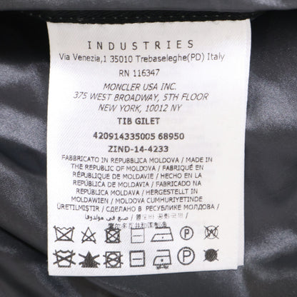MONCLER TIB Down Vest Black Size 7