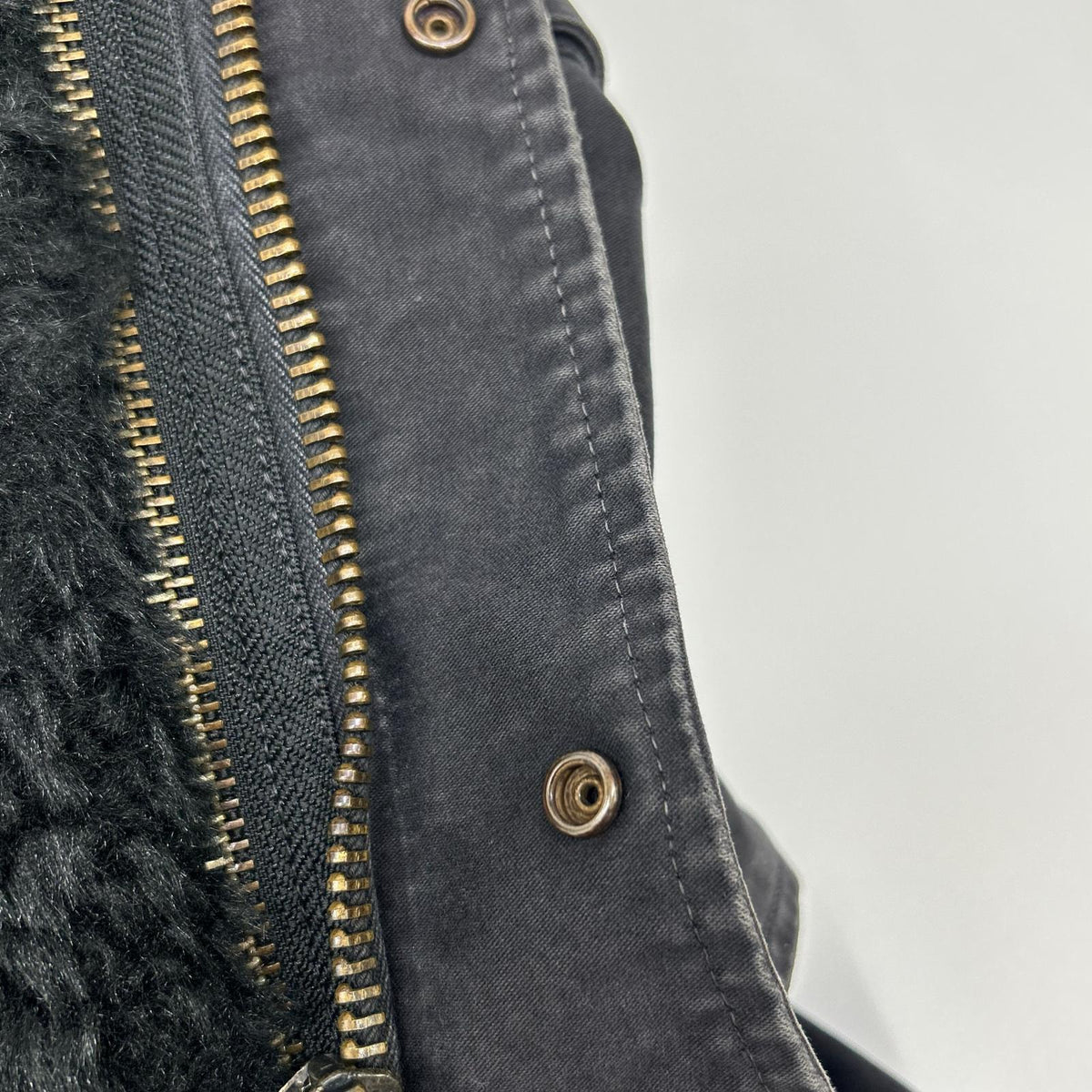 AKM B100 Boa Lined Military Jacket Black Size S