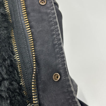 AKM B100 Boa Lined Military Jacket Black Size S
