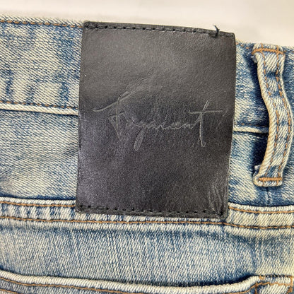 FAGASSENT RED CHURCH Distressed Skinny Jeans Blue Pants Size 26