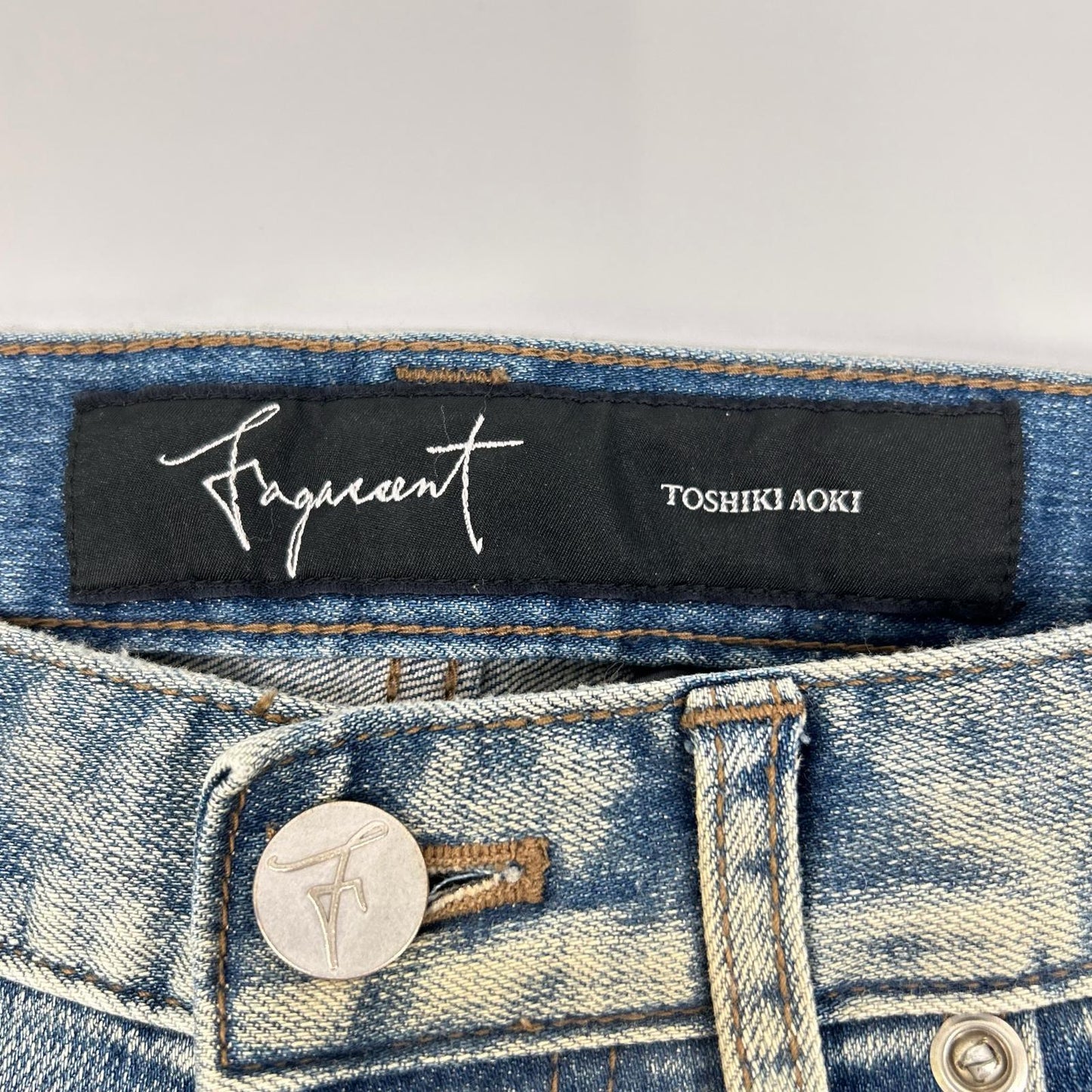 FAGASSENT RED CHURCH Distressed Skinny Jeans Blue Pants Size 26