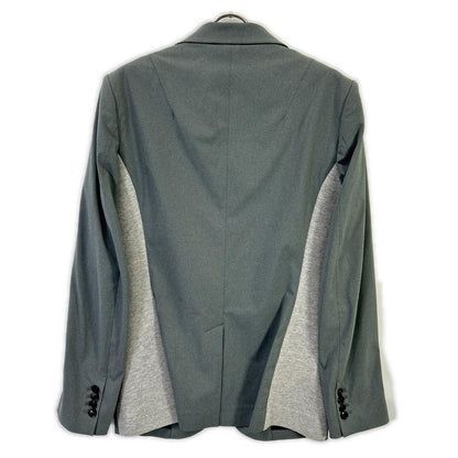 1piu1uguale3 MRB554 Ribbed 2B Blazer Gray Size V