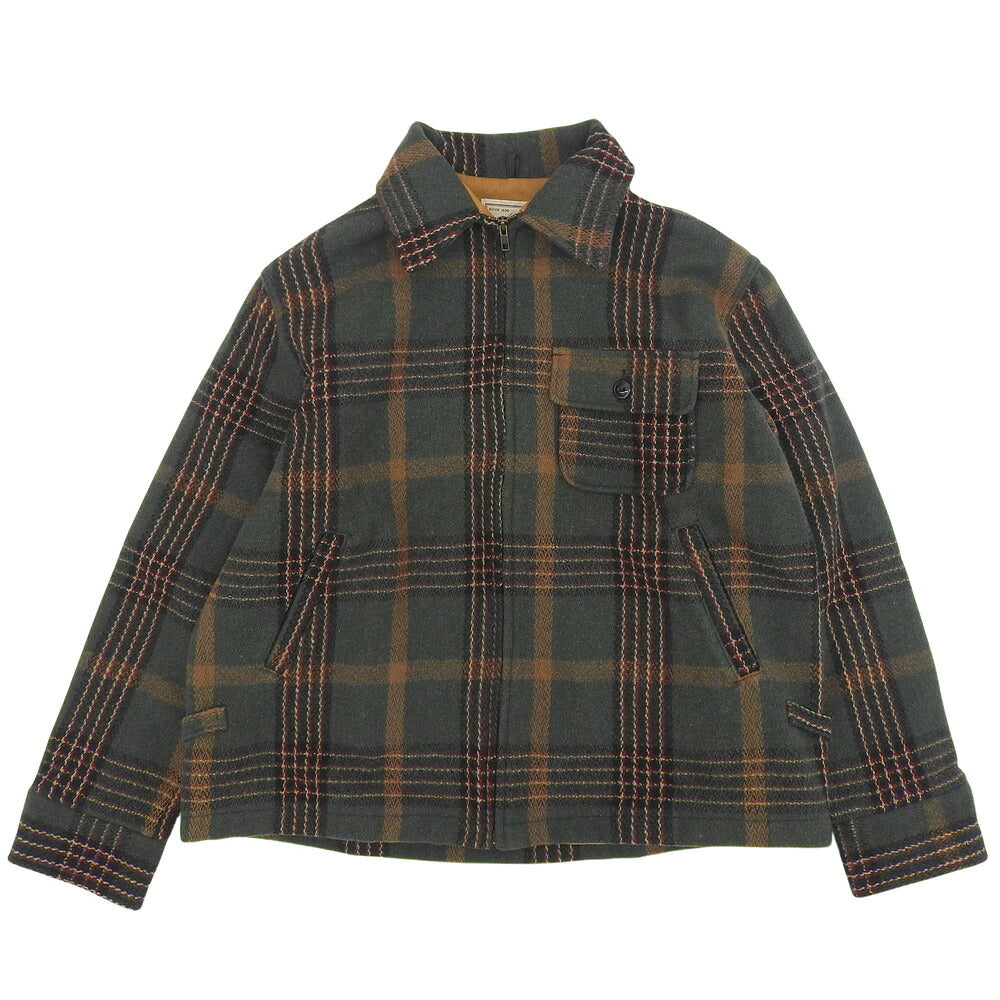 WOOLRICH 90s Vintage Plaid Jacket Green Size L