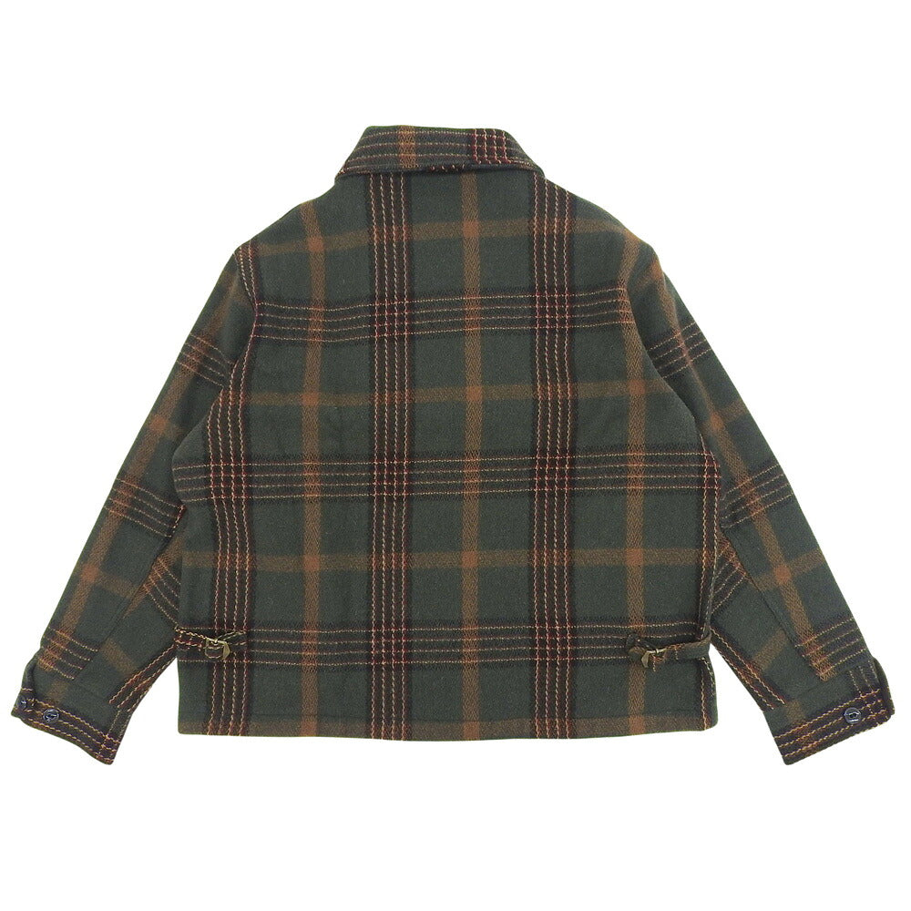 WOOLRICH 90s Vintage Plaid Jacket Green Size L