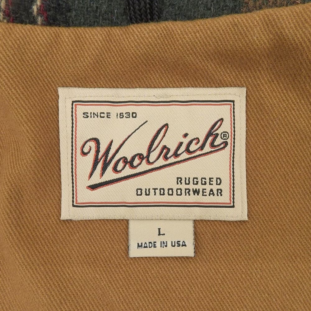 WOOLRICH 90s Vintage Plaid Jacket Green Size L