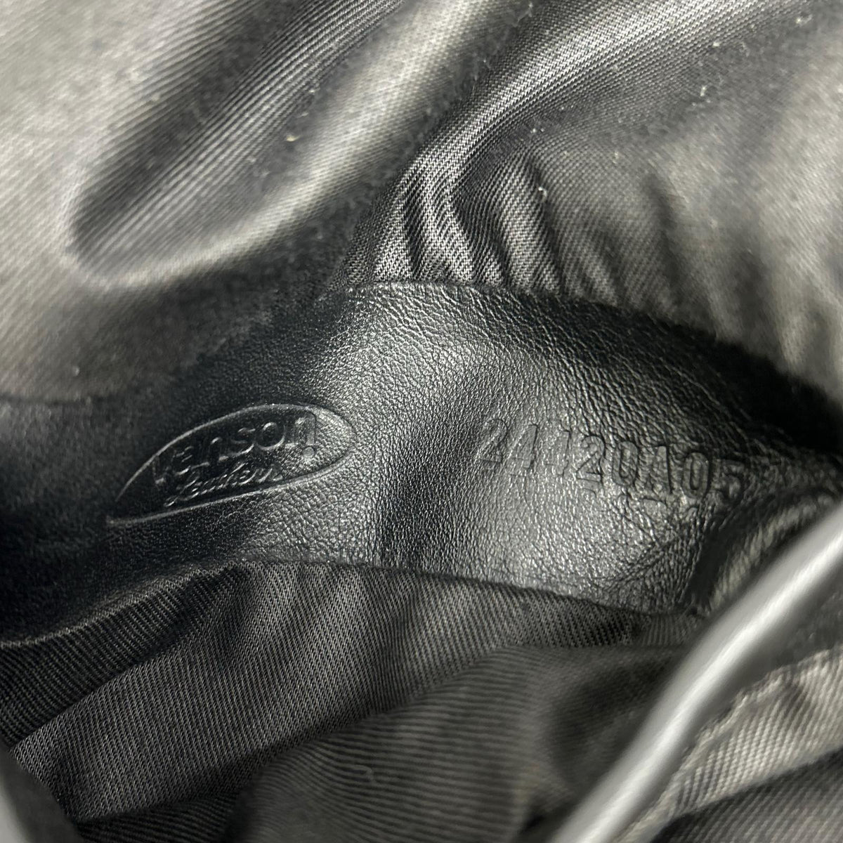 VANSON USA Dominator Black Double Leather Jacket Size 38