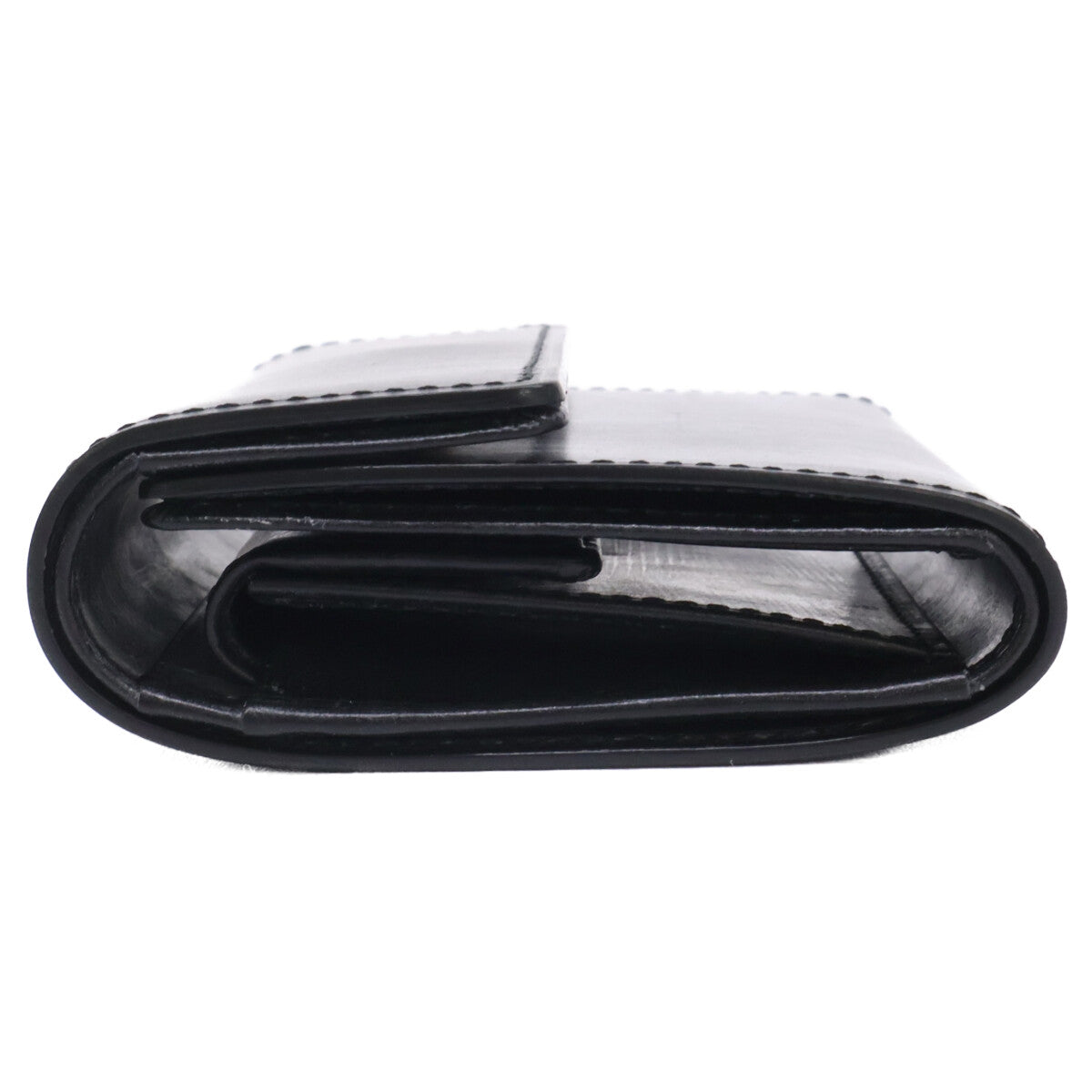 PORTER Bill Bridle Leather Trifold Wallet