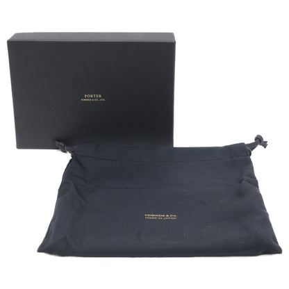 PORTER Bill Bridle Leather Trifold Wallet