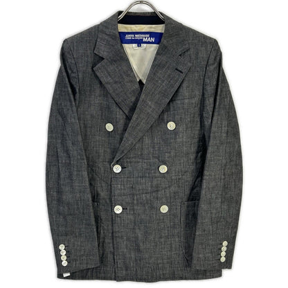 JUNYA WATANABE MAN '02 Double Breasted Gray Cotton Jacket Size S