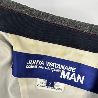 JUNYA WATANABE MAN '02 Double Breasted Gray Cotton Jacket Size S