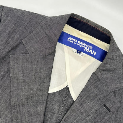 JUNYA WATANABE MAN '02 Double Breasted Gray Cotton Jacket Size S