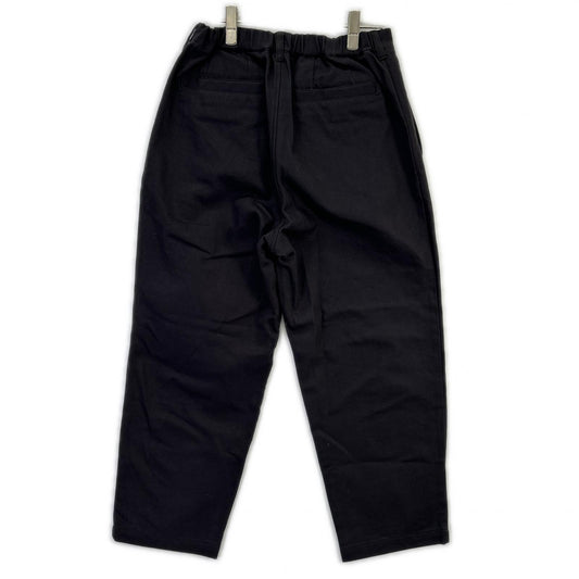 STILL BY HAND Tapered Slacks Black Cotton Size 44