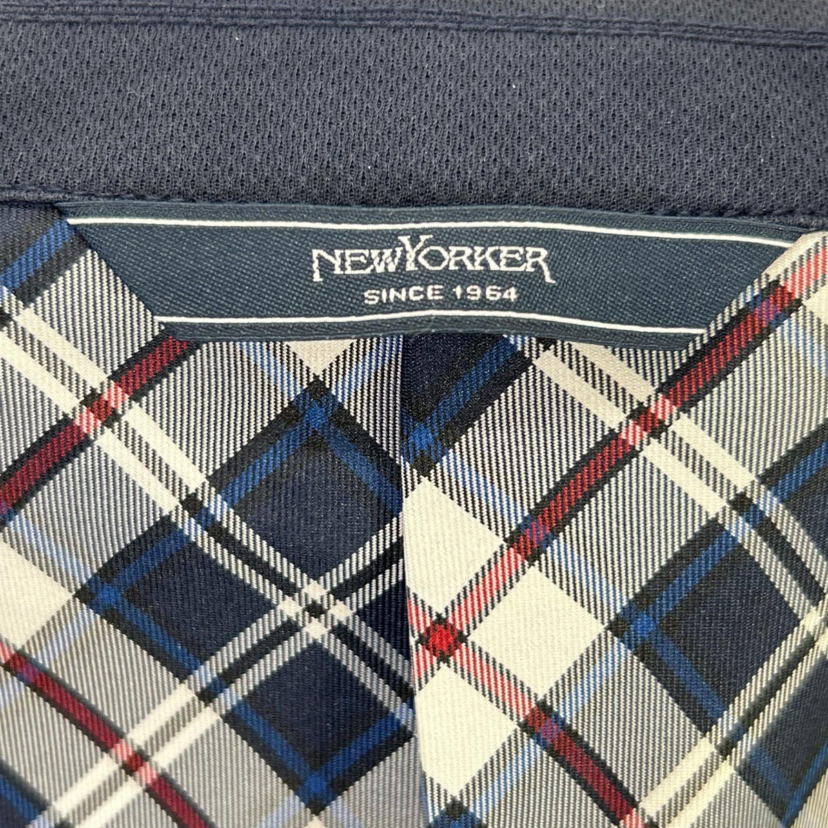 NEW YORKER Leather Camicia Blazer Jacket Navy Size L
