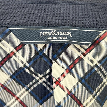 NEW YORKER Leather Camicia Blazer Jacket Navy Size L