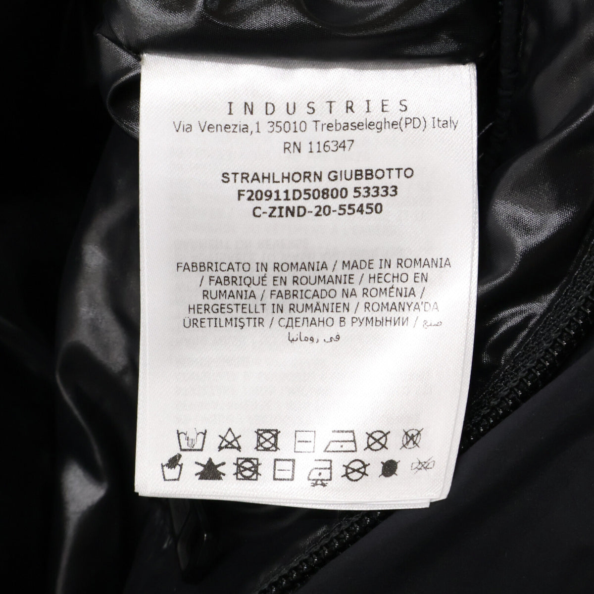 MONCLER STRAHLHORN Long Down Coat Black Size 1