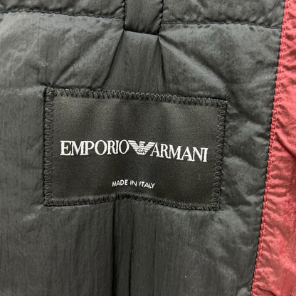 EMPORIOARMANI Belted Long Nylon Coat Black Size 50