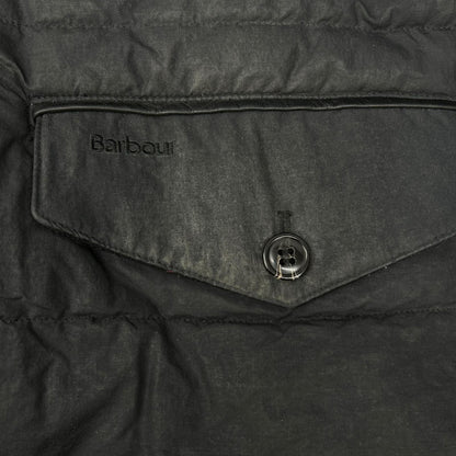 Barbour Fiber Down Nylon Coat Black Size M