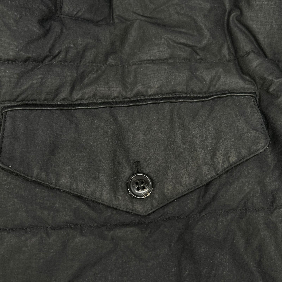 Barbour Fiber Down Nylon Coat Black Size M