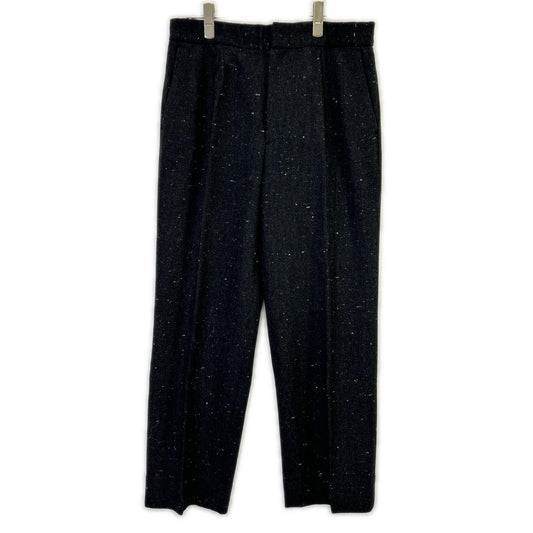 TOMORROWLAND Flannel Homespun Barrel Pants Black Size S