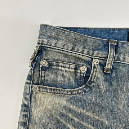 FAGASSENT STEPHANE BLOW Damaged Skinny Pants Blue Size 26