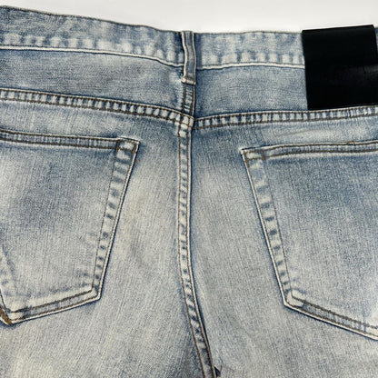 FAGASSENT AXCEL BLOW Damaged Skinny Pants Blue Size 26